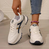 Image of Women Casual Shoes new Breathable Casual Lace Up Sport Shoes for Women Outdoor Fashion Comfortable Tennis Casual Sneakers Women