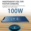 Image of 5-100W Desktop Wireless Charger Embedded Fast Charging Induction Charger For QI iPhone Samsung Huawei Xiaomi Smartphone
