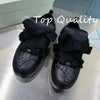 Image of 2025 Winter Men's Casual Shoes Double layer thickening Lace-up Sneakers Women Colorful Round Toe Comfort Flat Sneakers