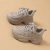 Image of Hot Quality 9cm Chunky Sneakers Platform Shoes Wedge Women Casual Shoes Breathable Summer Shoes Women Fashion Sneakers Spring