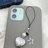 Image of 1PC Fashion Cool Sweet Star 8 Ball Pearl Beaded Mobile Phone Chain Y2K Heart Charms Exquisite Bag Pendant Jewelry Gift Keychain