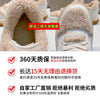 Image of Leather Little White Shoes Women's Sneaker Winter New Warm Fluffy Versatile Sports Thick Baseplate Casual Ins Fashion
