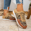 Image of Leopard Print Casual Shoes Women Luxury Brand Sneakers Lightweight Shoes for Women Fashion Breathable Platform Sneakers Women